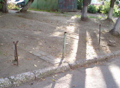 трубы во дворах Новосибирска